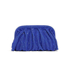 Shiny Rhinestone Crystal Fold Evening Clutch by Snagg It Purses