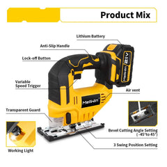 Cordless Jigsaw 3500RPM - SnaggIt