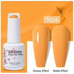 Professional 15ml HEMA & TPO Free Gel Polish – High-Performance Red & Multi Tone Semi Permanent Varnish