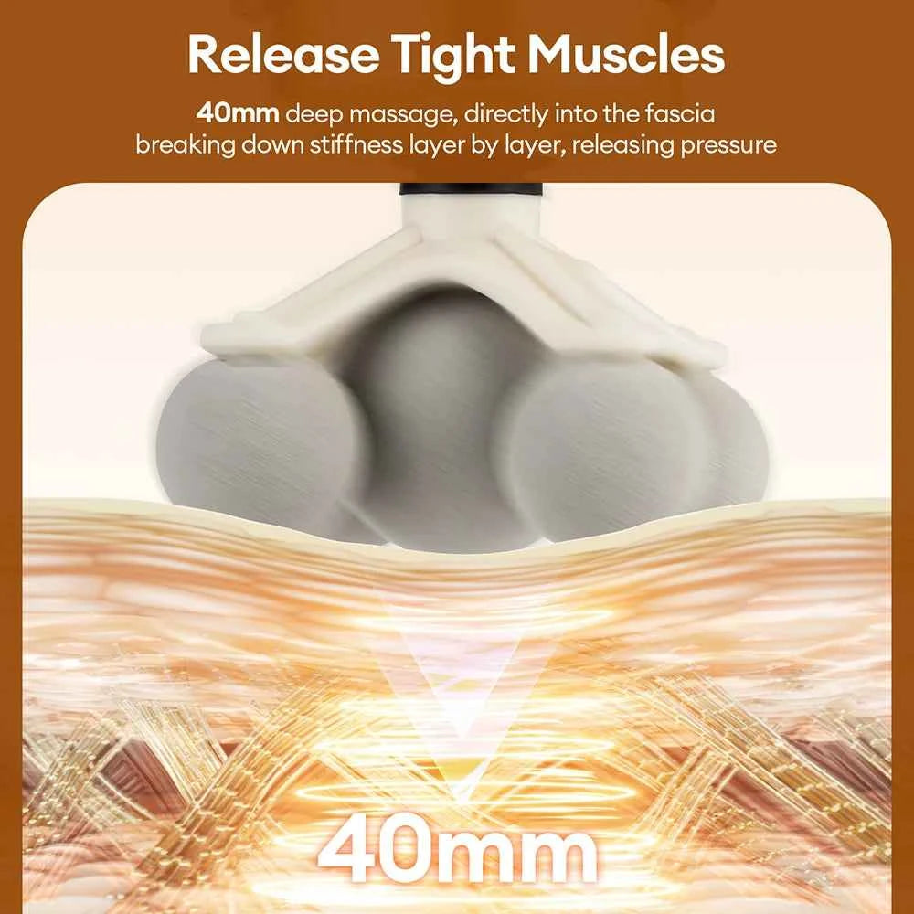 11 in 1 Fascia Massage Gun – 99 Level Deep Tissue Muscle Recovery Device