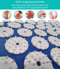 Acupressure Mat & Pillow Set | Muscle Tension & Stress Relief