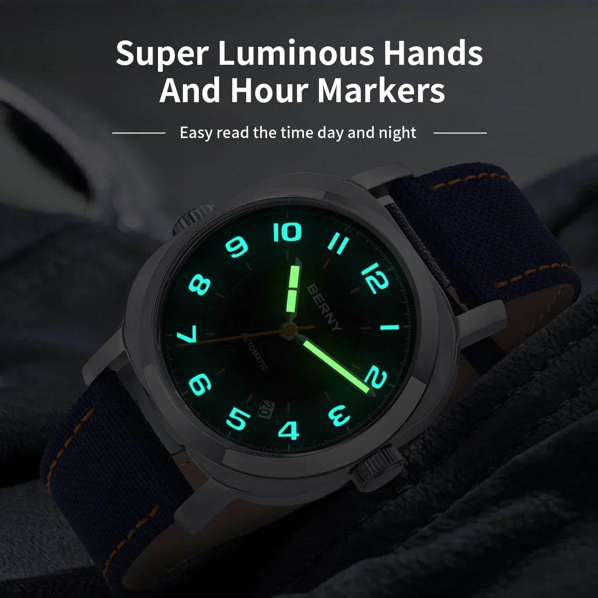 BERNY Mechanical Cushion Watch - SnaggIt