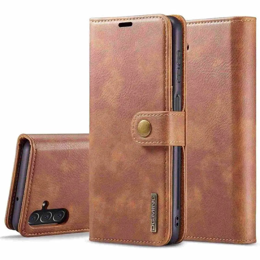 Detachable Magnetic Leather Wallet Case for Samsung Galaxy A Series by Snagg A Wallet Case
