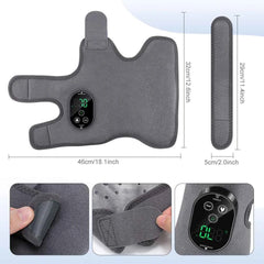 Electric Heating & Vibration Foot Massager – Adjustable Ankle & Joint Therapy Wrap