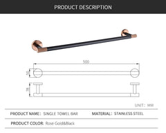 Stainless Steel Bathroom Hardware Set by Snagg A Rack