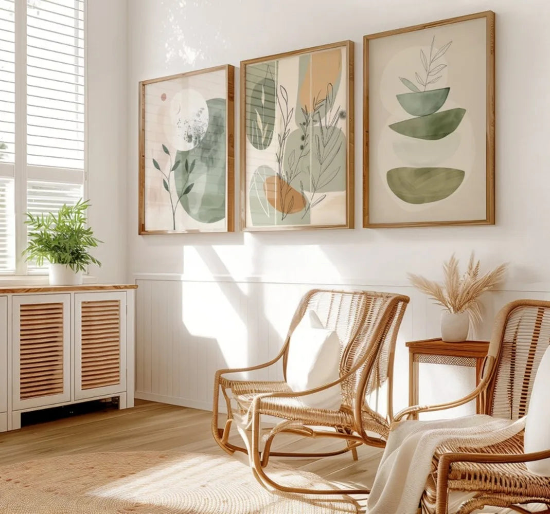 Botanical Art Set of 3 by Snagg A Print