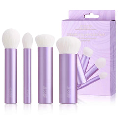 15 Piece Luxury Amethyst Professional Brush Collection – Vegan Precision Set