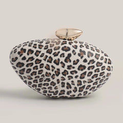 Pearl Brown Marble Acrylic Box Clutch by Snagg It Purses