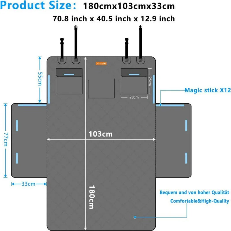 Waterproof Dog Car Seat Cover by Snagg A Dog Seat Cover