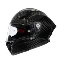 Carbon Fiber Pattern Full Face Motorcycle Helmet by Snagg A Motorcycle Helmet