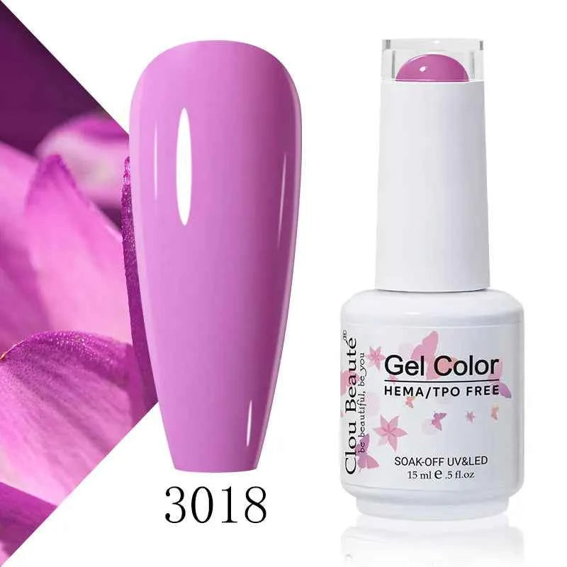 Professional 15ml HEMA & TPO-Free Gel Polish – High-Performance Semi-Permanent Varnish for Sensitive Skin