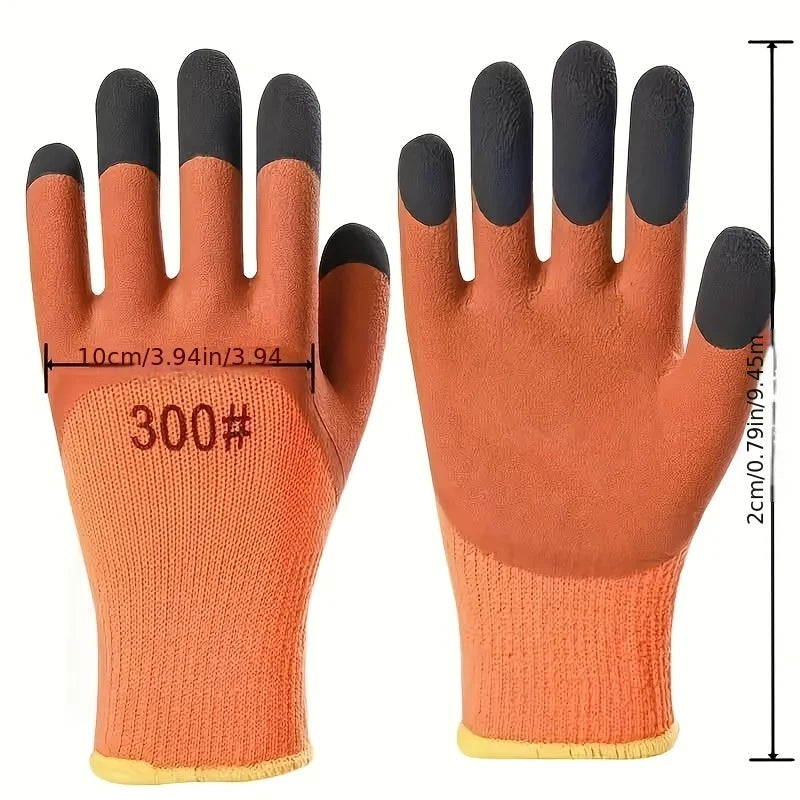 10 Pairs of Waterproof Winter Work Gloves by Snagg A Gloves