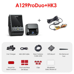 4K Ultra HD Dual Dash Cam | Sony 8MP Night Vision & Buffered Parking