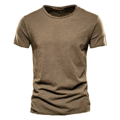 100% Cotton Daily Tee | Lightweight Summer Fitness & Leisure Top