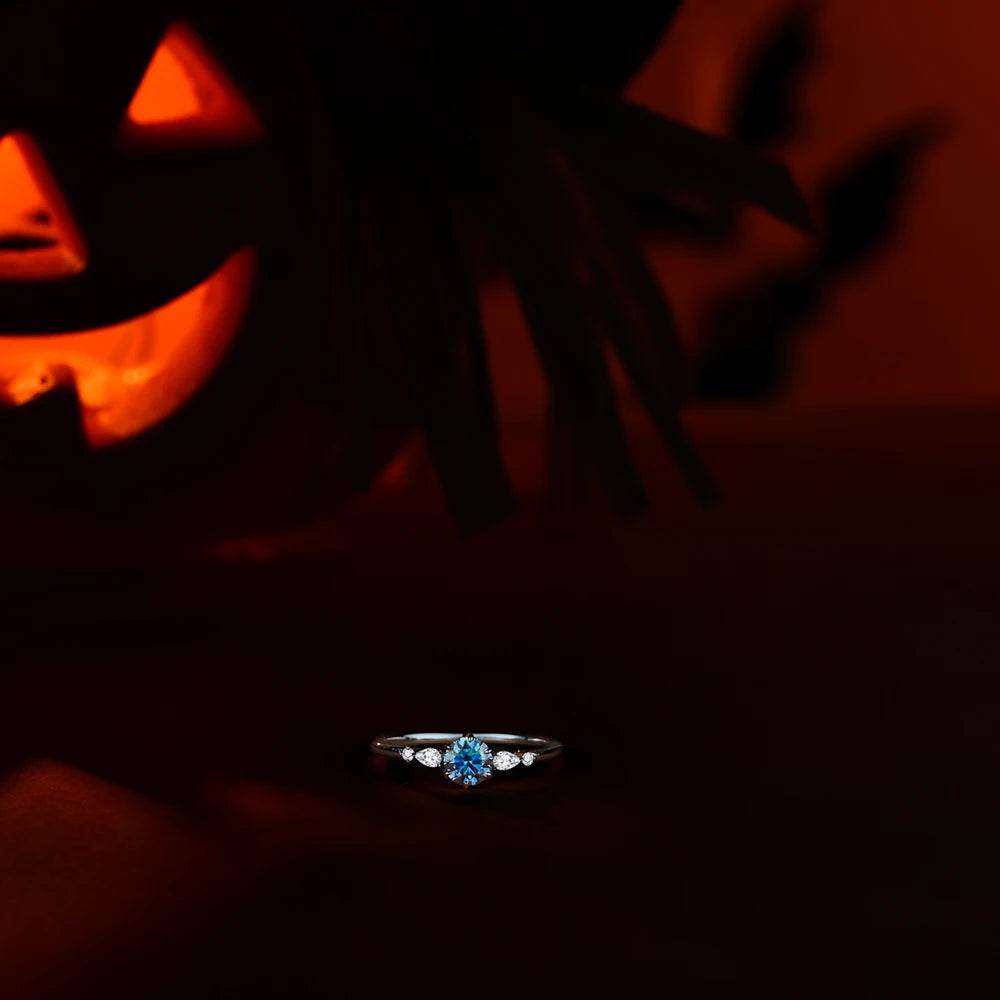 Colorful 5.0mm Moissanite Ring - SnaggIt