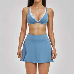 Women's 2-Piece Seamless Yoga Set | Sports Bra & High Waist Leggings Fitness Tracksuit