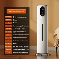 8L Ultrasonic Air Humidifier - Large Capacity Floor Standing Cool Mist Diffuser with Remote Control