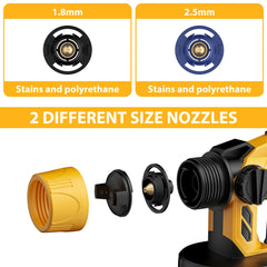 Cordless Paint Spray Gun – Compatible with Makita & Dewalt 18V Batteries