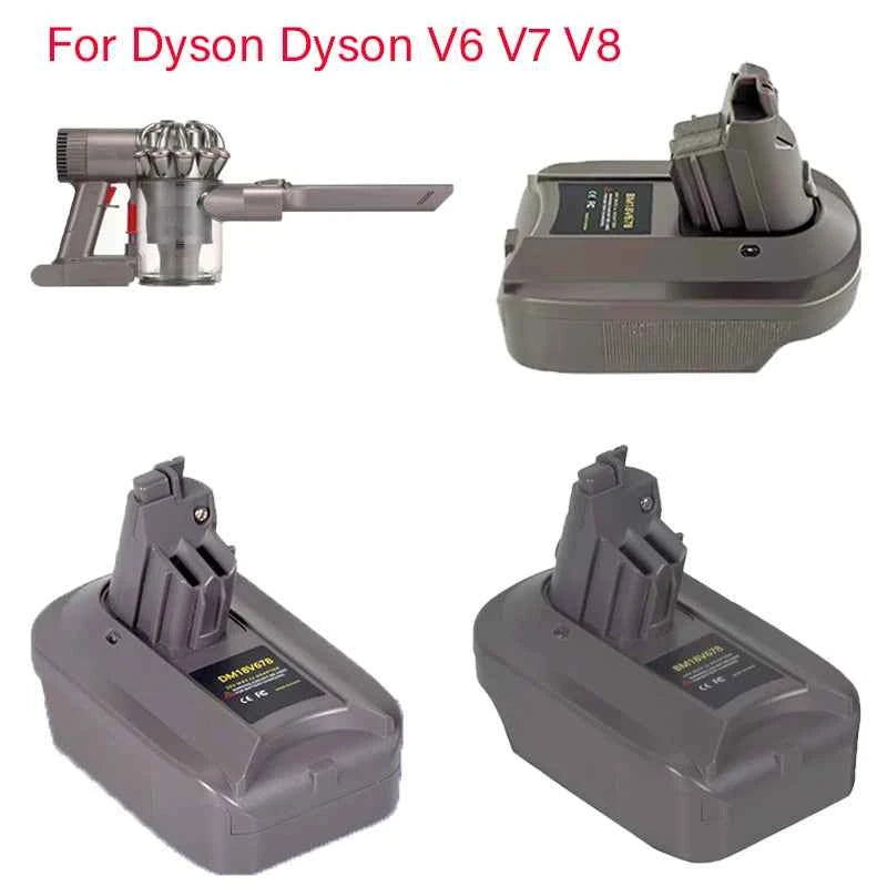 DM18V678 battery adapter for Dyson V6 V7 V8 – image 2