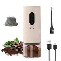 Portable USB Rechargeable Conical Burr Coffee Bean Grinder by Snagg A Grinder