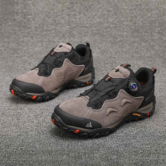 Mid-Top Trekking Shoes – Quick-Lace Turnbuckle Hiking Shoes with Cotton Lining