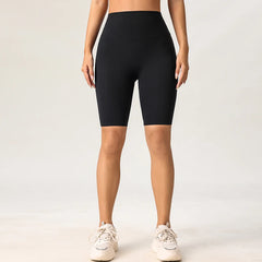 Women’s High-Waisted Yoga Shorts by Snagg A Short