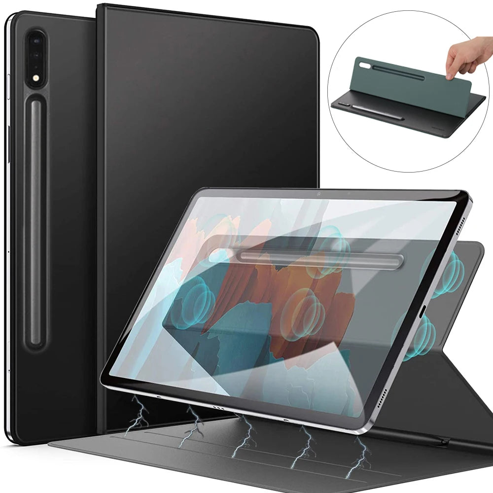 Magnetic Case For Samsung Galaxy Tab S9/10/11 With Pencil Holder by Snagg A Tab Case