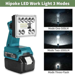 Spot and flood LED work light for Makita 18V batteries – image 5