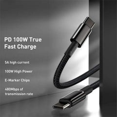 100W Fast Charging Cable – PD Type-C by Snagg A Charging Cable