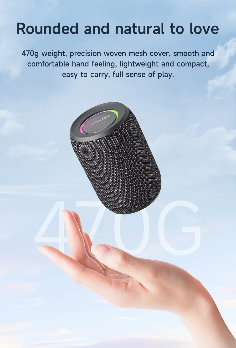 Portable Bluetooth Speaker – IPX6 Waterproof by Snagg A Portable Speaker