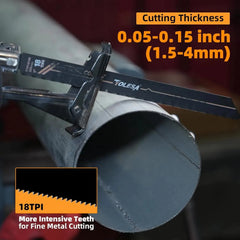 10PCS Bi-Metal Sawzall Blades – Metal Cutting 6" & 9" 18TPI with Cobalt