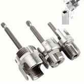 3 Pcs Heavy Duty Pipe Threading Tool Kit | Internal & External Threads for 1/2", 3/4" & 1" Pipes