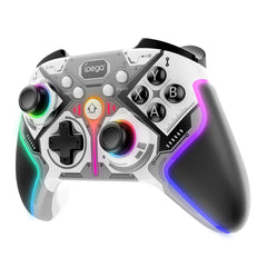 Wireless Multi Platform Controller | Hall-Linear Precision & Translucent RGB Design for PS4 Switch Android IOS MFI Games PC TV box