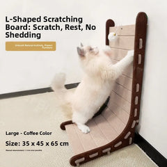 Vertical Felt Cat Scratcher & House by Snagg A Scratcher