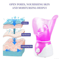Facial Steamer Aromatherapy Machine – Hot & Cold Nano Mist Spa Device