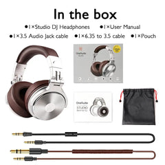 Pro 30 Studio DJ Headphones | Wired Over-Ear HiFi Headset with Mic by Snagg A Headphone