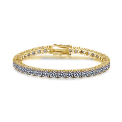 3mm / 4mm / 5mm D-Color Moissanite Tennis Bracelet - Bracelets