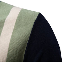 Men's Striped Mesh Polo | High-Performance Breathable Summer Essential
