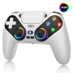 RH 5188 RGB Wireless Controller - Dual Vibration & Macro Function for PS5 & PC