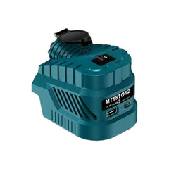 Industrial 240W Step Down Converter | 12V DC Vehicle Refrigerator Power Supply & USB Hub Compatible With Makita 18V Battery