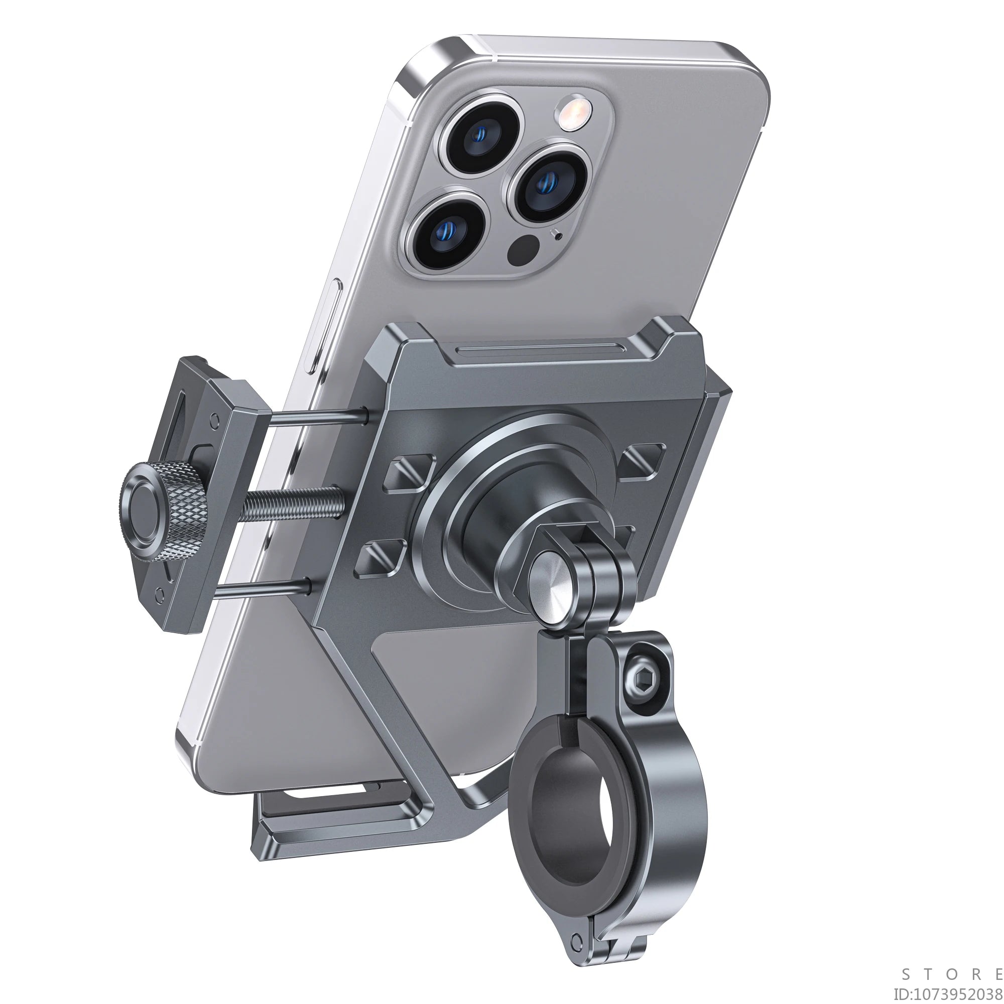 Aluminum Motorcycle Phone Holder by Snagg A Phone Holder