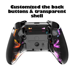 Wireless Multi Platform Controller | Hall-Linear Precision & Translucent RGB Design for PS4 Switch Android IOS MFI Games PC TV box