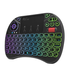 X8 Mini 2.4GHz Wireless Keyboard - 8 Color RGB Backlit & Multimedia Controller