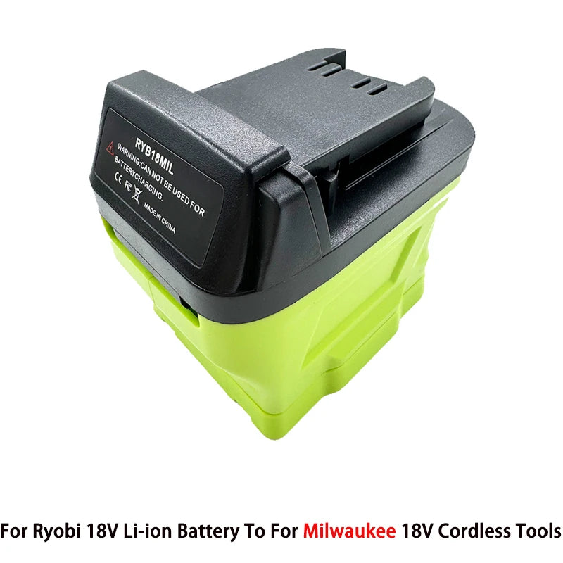 Ryobi 18V battery converter for Makita, DeWalt and Milwaukee tools – image 10