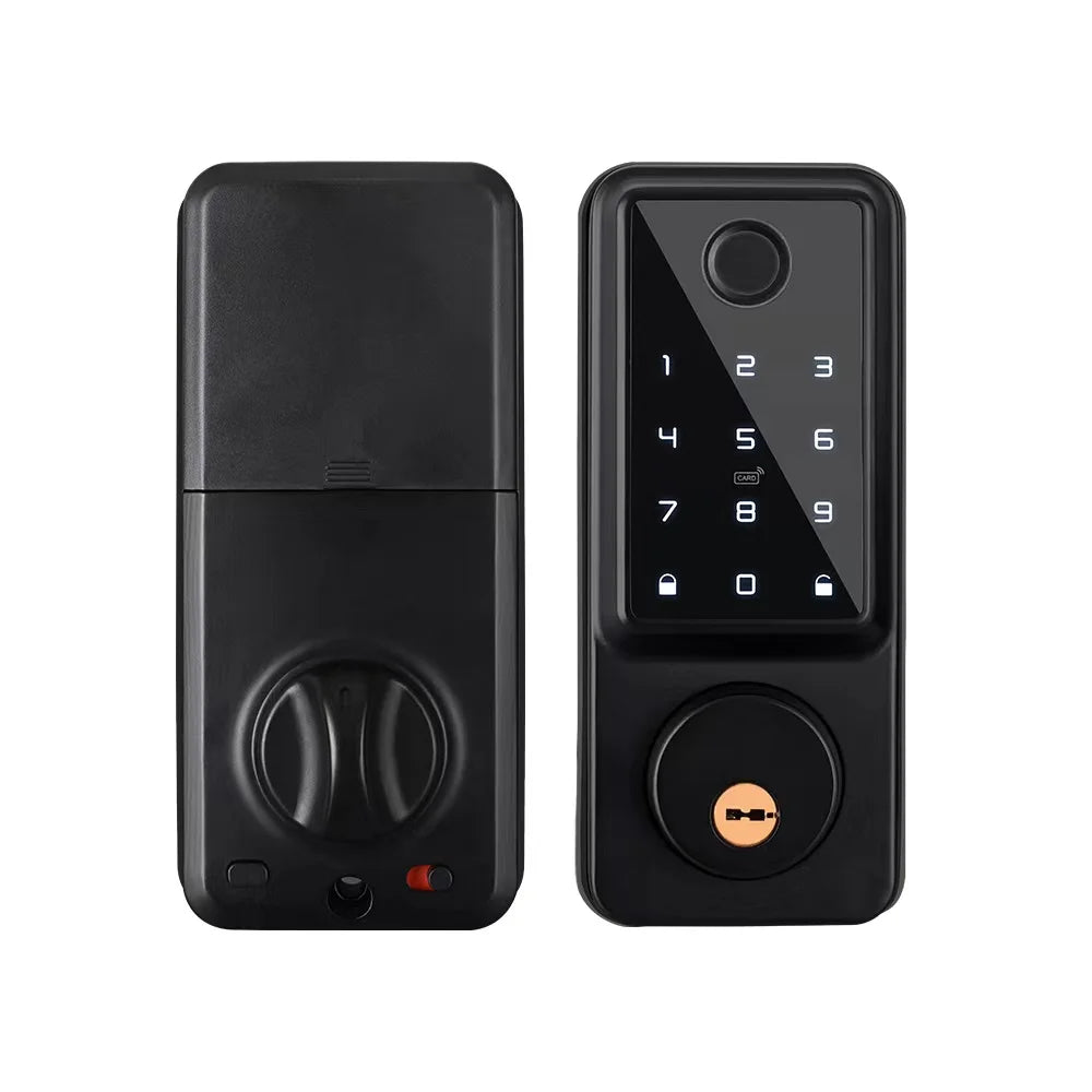 Waterproof Smart Deadbolt Lock – Biometric Fingerprint & Keypad Entry by Snagg A Smart Door Lock