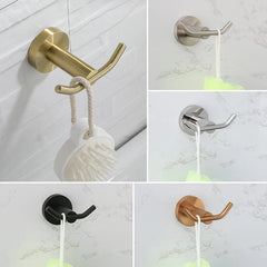 Stainless Steel Double Wall Hook by Snagg A Hook