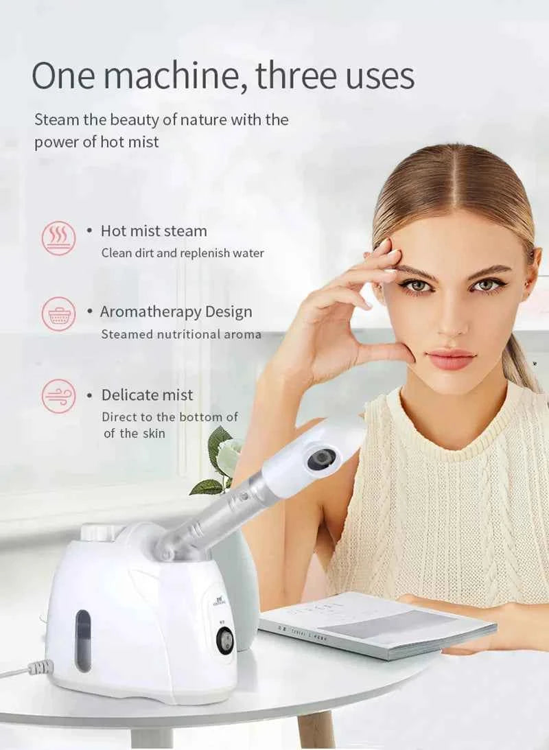 Ozone Facial Steamer – Warm Mist Deep Cleansing & Hydration Device