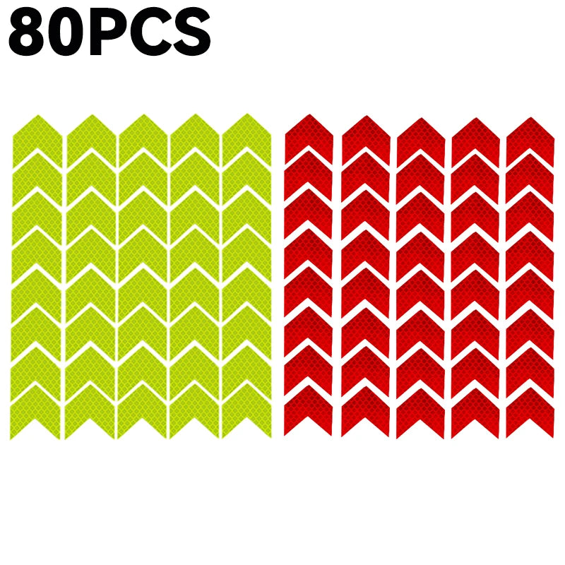 80-10PCS Safety Reflective Stickers Strip by Snagg A Reflective Stickers