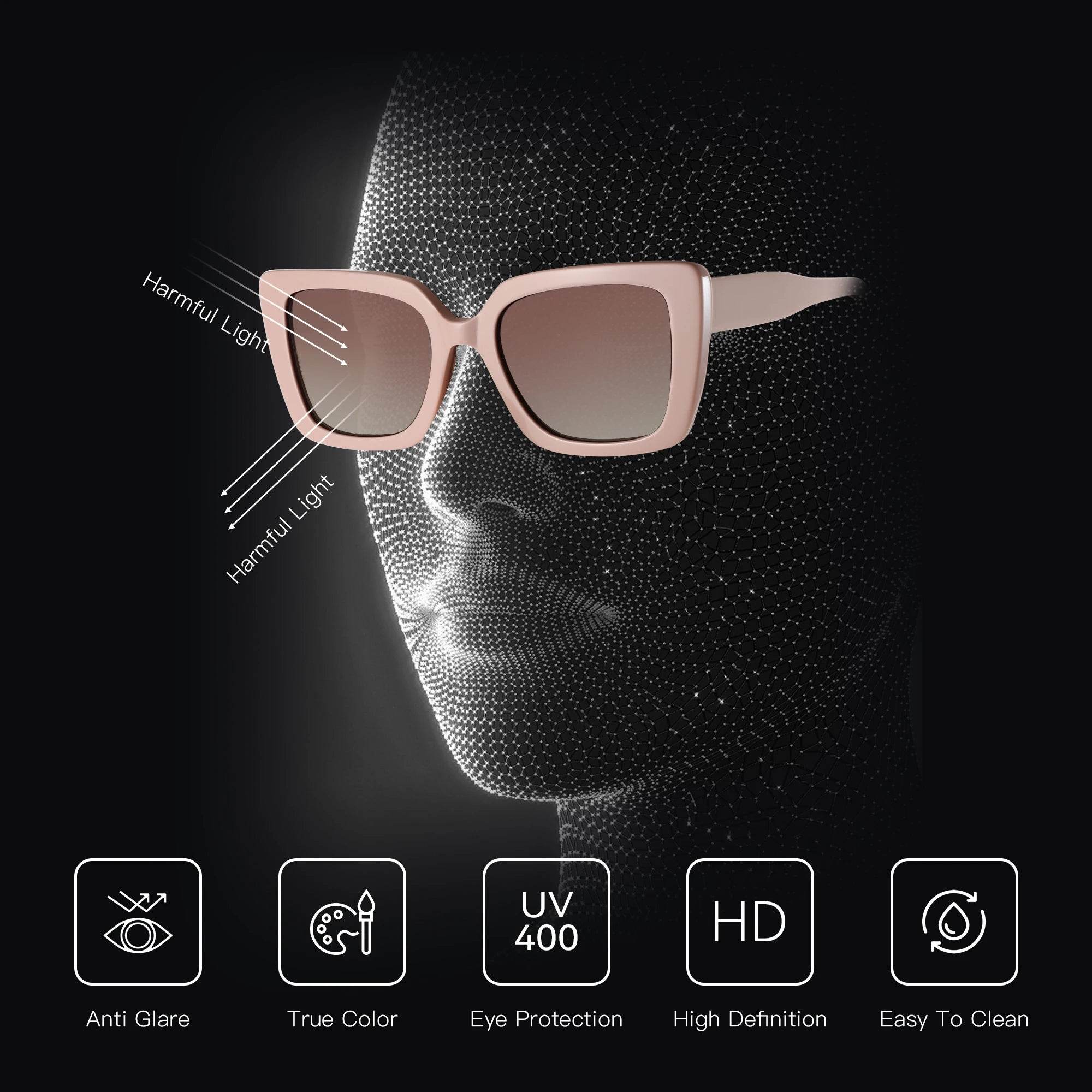 2025 Square Polarized Sunglasses - SnaggIt