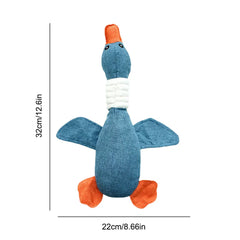 Plush Goose Squeaky Dog Toy by Snagg A Toy